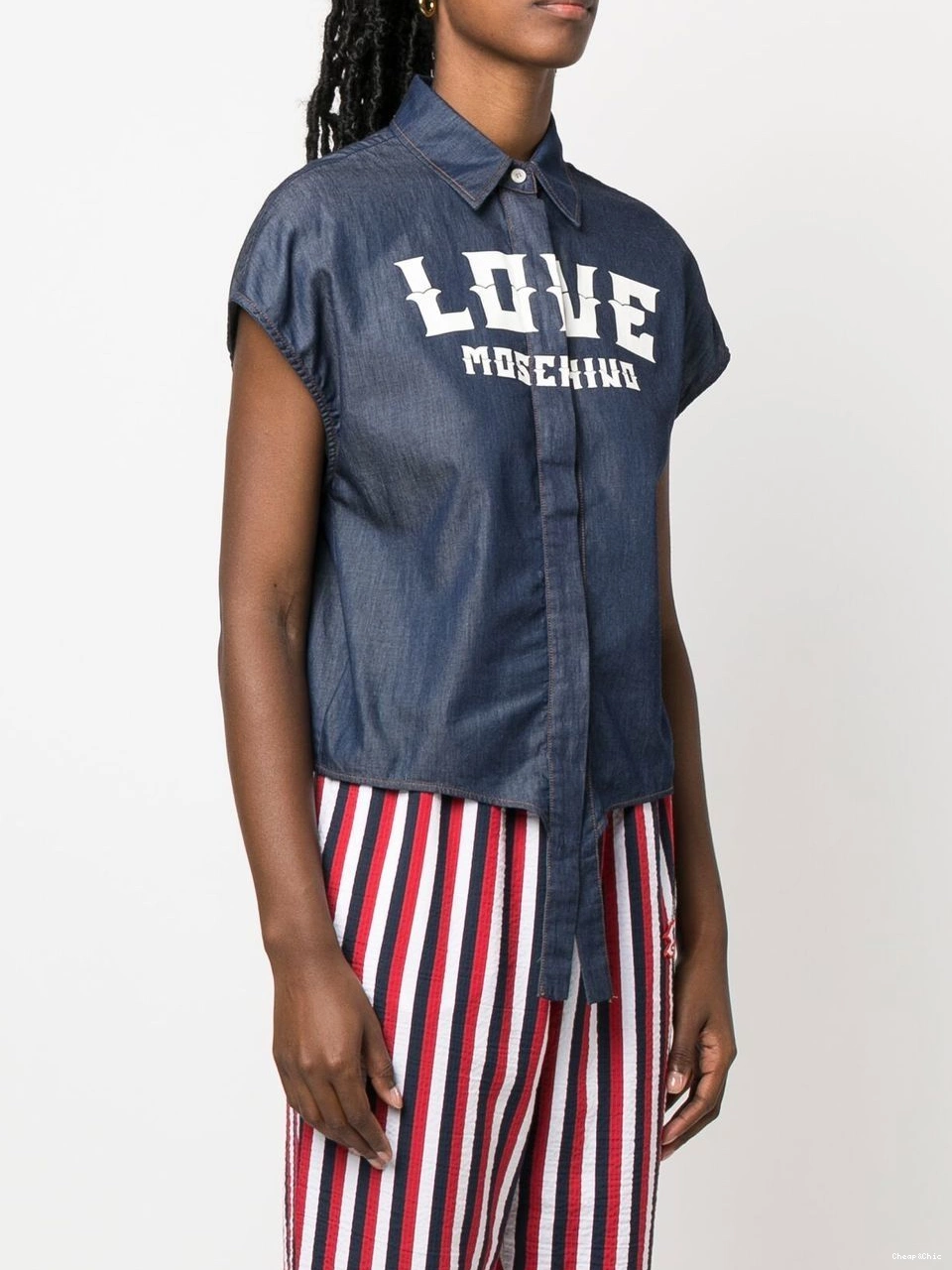 Affordable Moschino logo-print shirt Love Women 0424